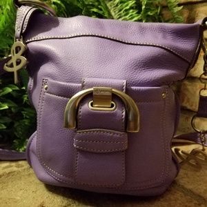 Leather crossbody